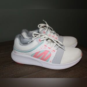 Under Armour White and Pink Sneakers